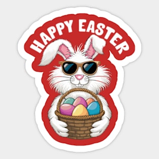 Rabbit Easter Day Eggs Boys Girls Kid gift bunny Sticker